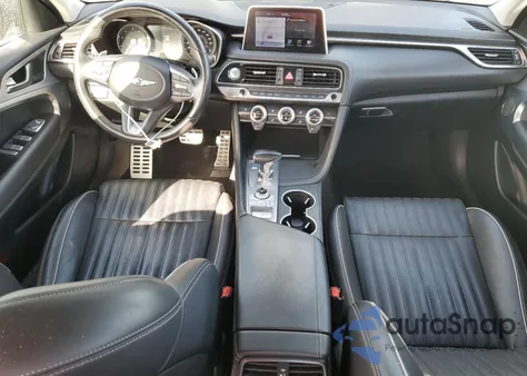 2021 Genesis G70 из США, поврежденный, VIN KMTG74LE3MU073887